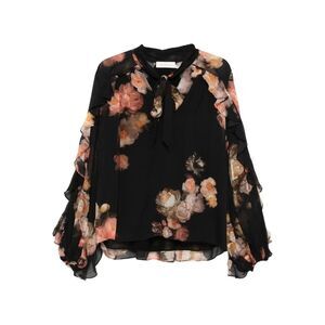 Zimmermann Women Blusa Con Volant Hypnotic